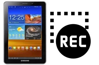 Record screen in Samsung P6810 Galaxy Tab 7.7