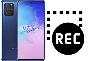 Record screen in Samsung Galaxy S10 Lite