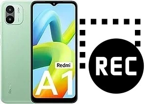 Record screen in Xiaomi Redmi A1