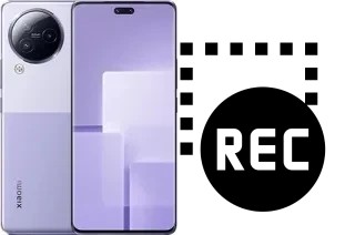 Record screen in Xiaomi Civi 3