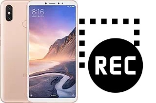 Record screen in Xiaomi Mi Max 3