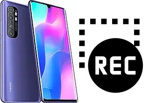 Record screen in Xiaomi Mi Note 10 Lite