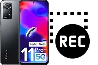 Record screen in Xiaomi Redmi Note 11 Pro+ 5G