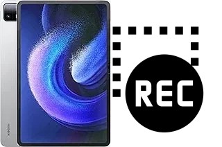 Record screen in Xiaomi Pad 6 Max 14