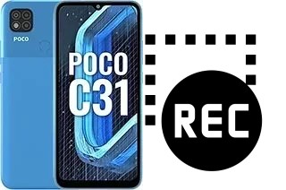 Record screen in Xiaomi Poco C31