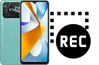 Record screen in Xiaomi Poco C40