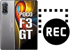 Record screen in Xiaomi Poco F3 GT