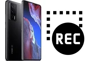 Record screen in Xiaomi Poco F5 Pro