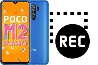 Record screen in Xiaomi Poco M2 Reloaded