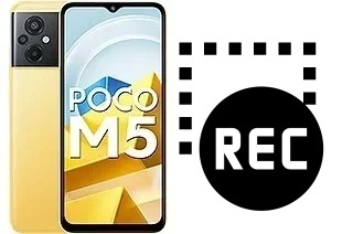 Record screen in Xiaomi Poco M5