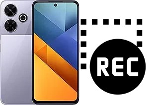 Record screen in Xiaomi Poco M6 4G