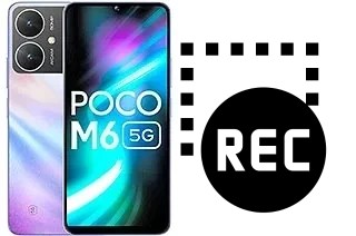 Record screen in Xiaomi Poco M6