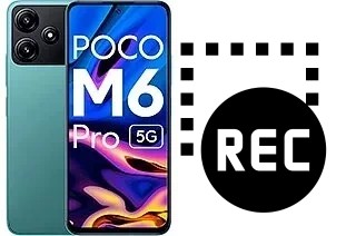 Record screen in Xiaomi Poco M6 Pro