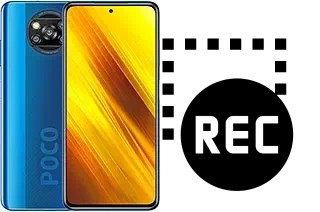 Record screen in Xiaomi Poco X3 NFC