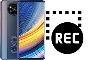 Record screen in Xiaomi Poco X3 Pro