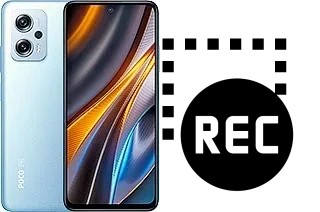 Record screen in Xiaomi Poco X4 GT