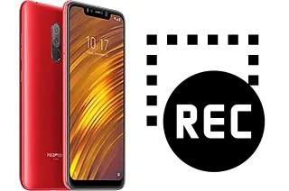 Record screen in Xiaomi Pocophone F1