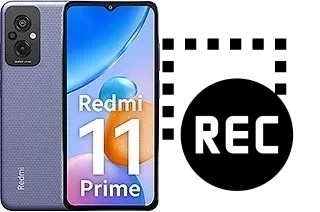 Record screen in Xiaomi Redmi 11 Prime