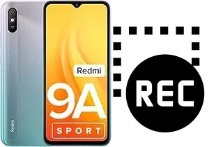 Record screen in Xiaomi Redmi 9A Sport