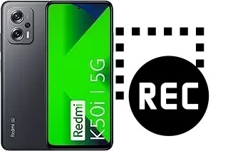 Record screen in Xiaomi Redmi K50i