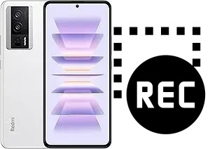 Record screen in Xiaomi Redmi K60 Pro