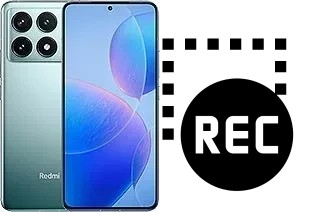 Record screen in Xiaomi Redmi K70 Pro