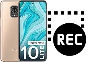 Record screen in Xiaomi Redmi Note 10 Lite