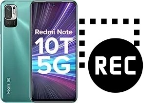 Record screen in Xiaomi Redmi Note 10T 5G