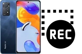 Record screen in Xiaomi Redmi Note 11 Pro 5G