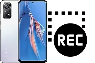 Record screen in Xiaomi Redmi Note 11E Pro