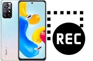 Record screen in Xiaomi Redmi Note 11S 5G