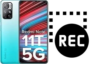 Record screen in Xiaomi Redmi Note 11T 5G