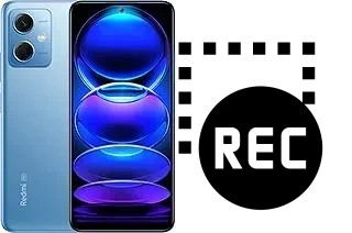 Record screen in Xiaomi Redmi Note 12