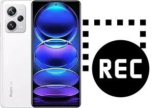 Record screen in Xiaomi Redmi Note 12 Pro+