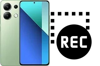 Record screen in Xiaomi Redmi Note 13 4G