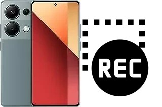 Record screen in Xiaomi Redmi Note 13 Pro 4G