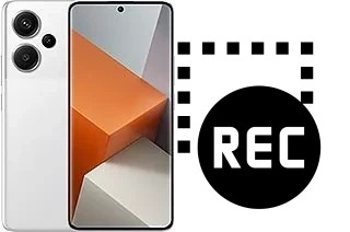 Record screen in Xiaomi Redmi Note 13 Pro+