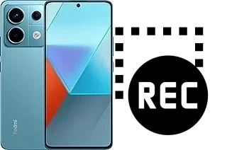 Record screen in Xiaomi Redmi Note 13 Pro