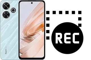 Record screen in Xiaomi Redmi Note 13R