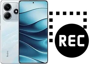 Record screen in Xiaomi Redmi Note 14