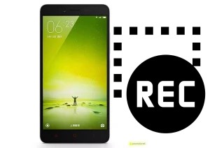 Record screen in Xiaomi Redmi Note 2 Prime