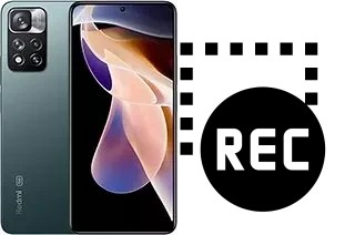 Record screen in Xiaomi Redmi Note 11 Pro+