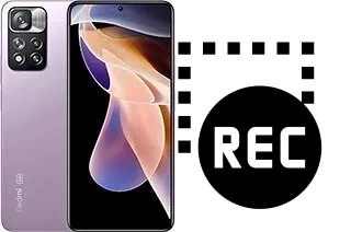 Record screen in Xiaomi Redmi Note 11 Pro