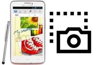 Screenshot in alcatel One Touch Scribe Easy