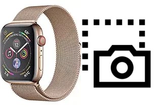 Screenshot in Apple Watch Series 4