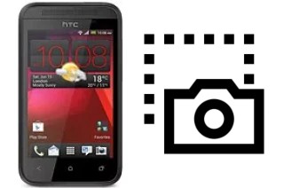 Screenshot in HTC Desire 200