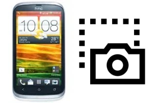 Screenshot in HTC Desire V