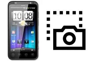 Screenshot in HTC Evo 4G+