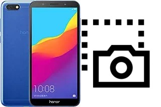 Screenshot in Huawei Honor 7s