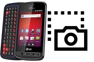 Screenshot in LG Optimus Slider